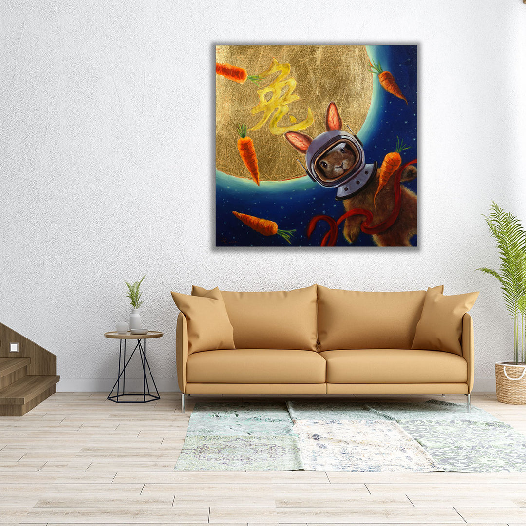 Journey to the Moon - Canvas Print Wall Art
