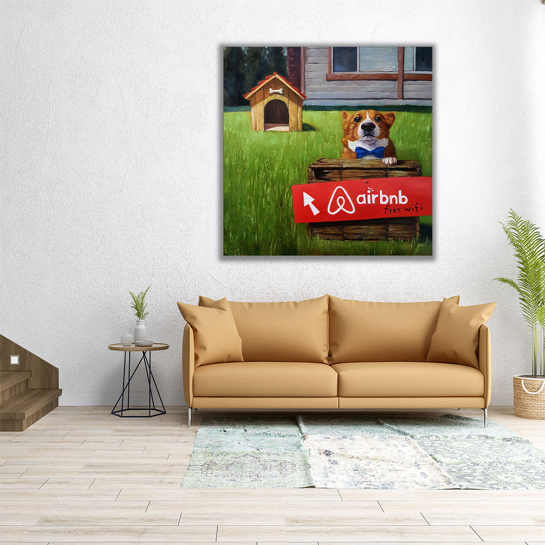K9 BNB - Canvas Print Wall Art