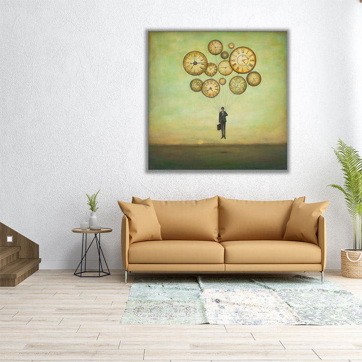 Waiting For Time To Fly - Canvas Print Wall Art
