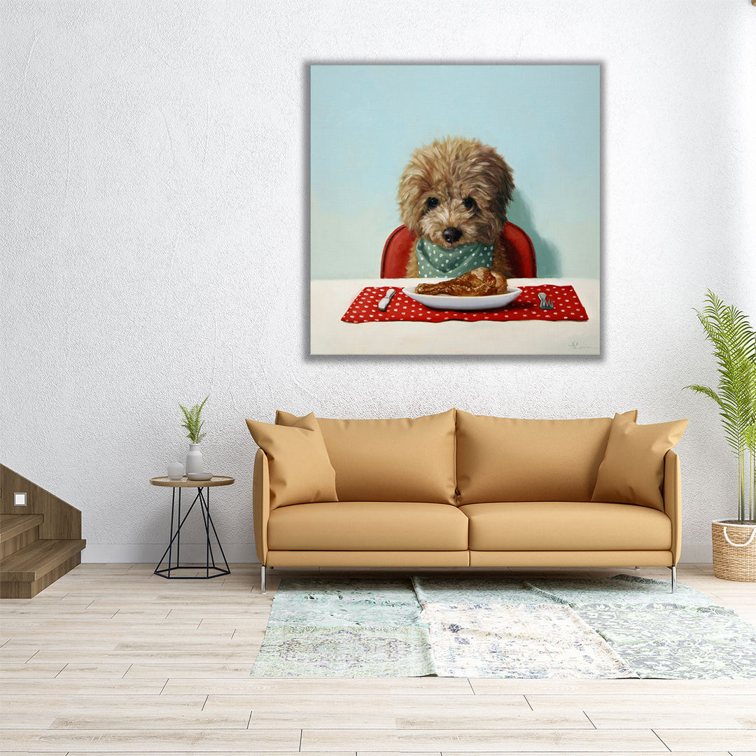 Puppy Chow - Canvas Print Wall Art