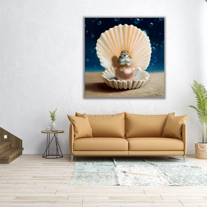 The World Is Your Oyster - Canvas Print Wall Art