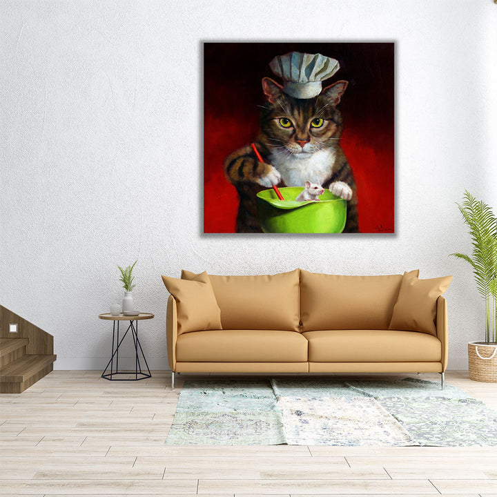 Guest For Dinner - Canvas Print Wall Art