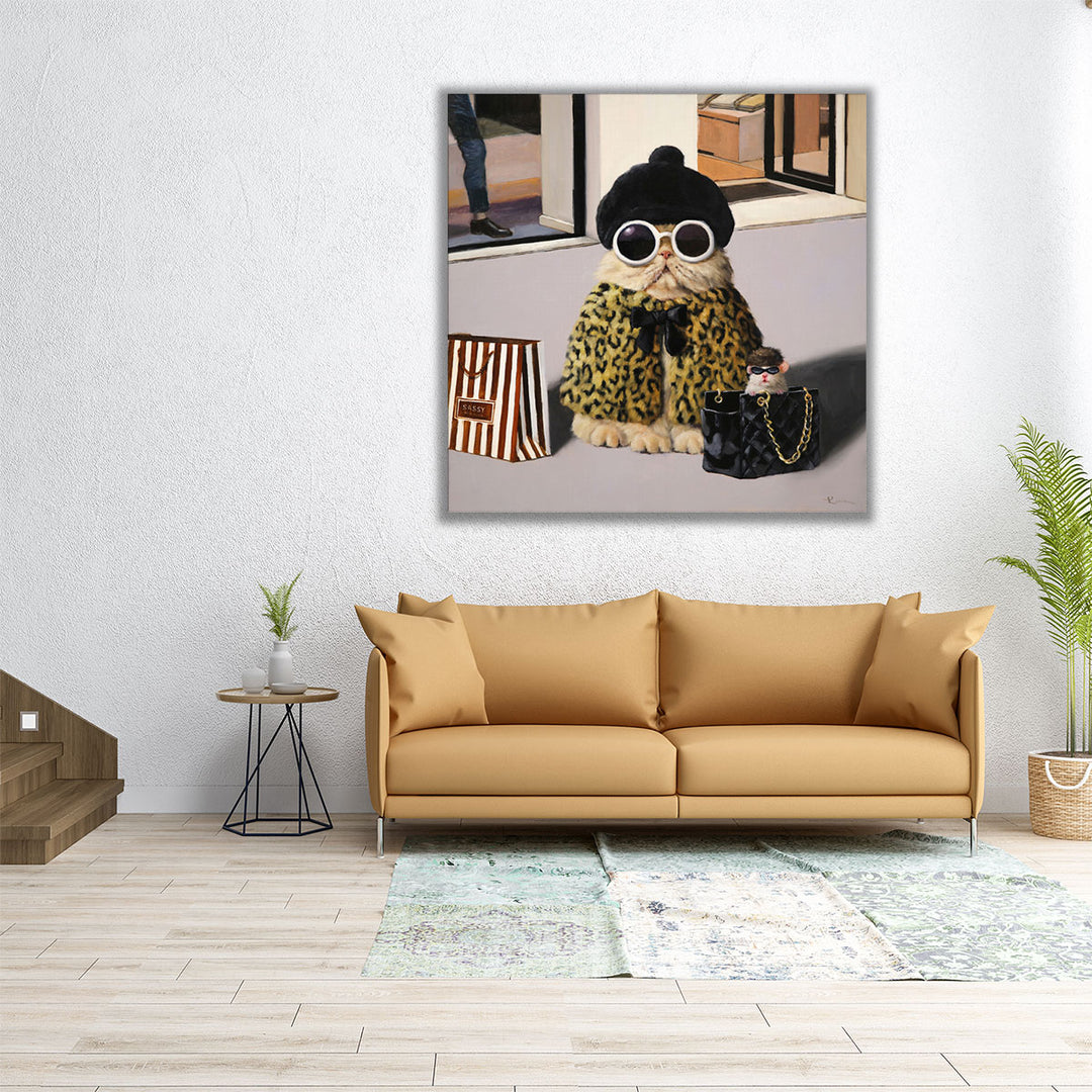 Retail Therapy - Canvas Print Wall Art