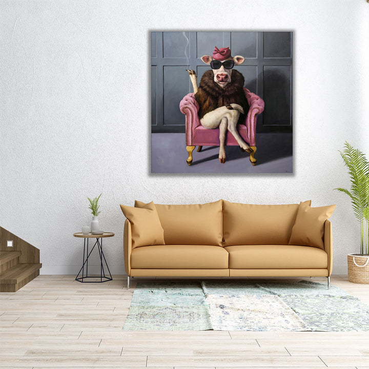 Udder In Law - Canvas Print Wall Art