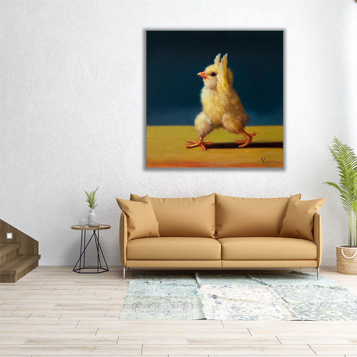 Yoga Chick Warrior 1 - Canvas Print Wall Art