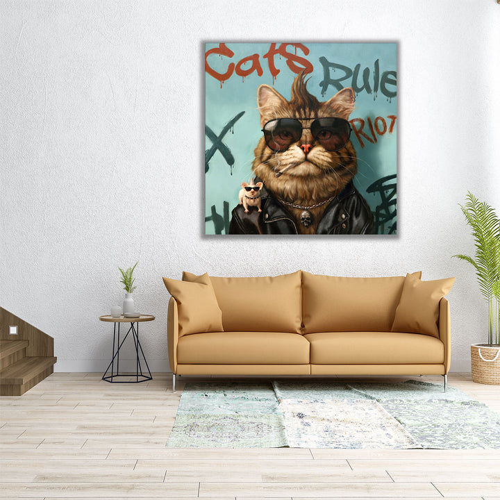 Bad Pussy - Canvas Print Wall Art