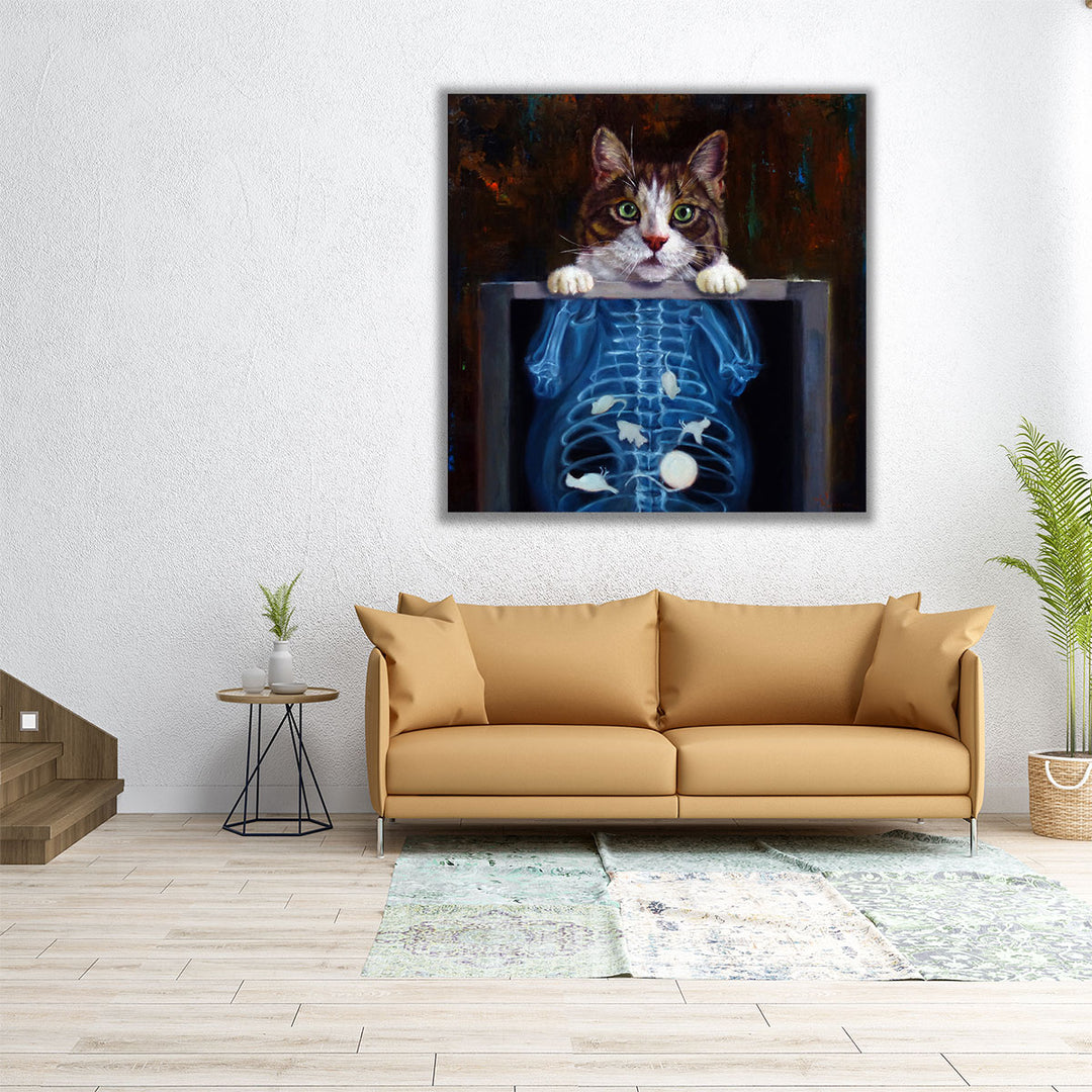 Cat Scan - Canvas Print Wall Art
