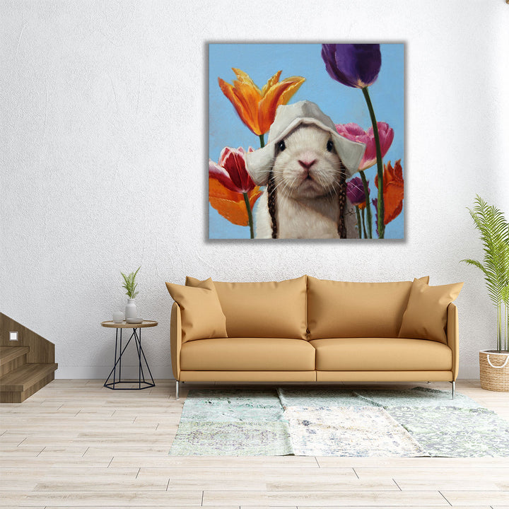 Dutch Bunny - Canvas Print Wall Art