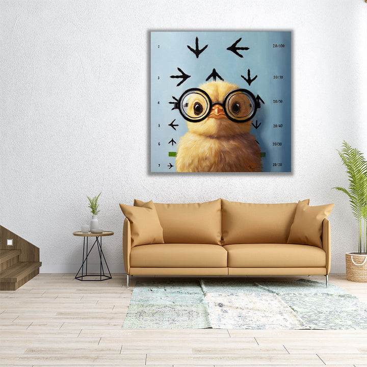 Four Eyes Chick II - Canvas Print Wall Art