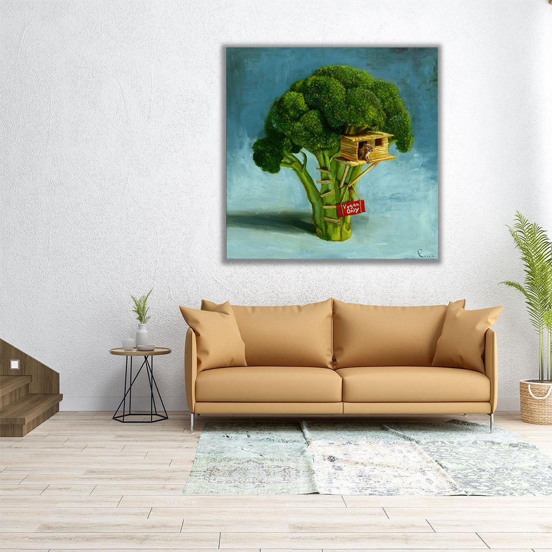 Vegan Only - Canvas Print Wall Art