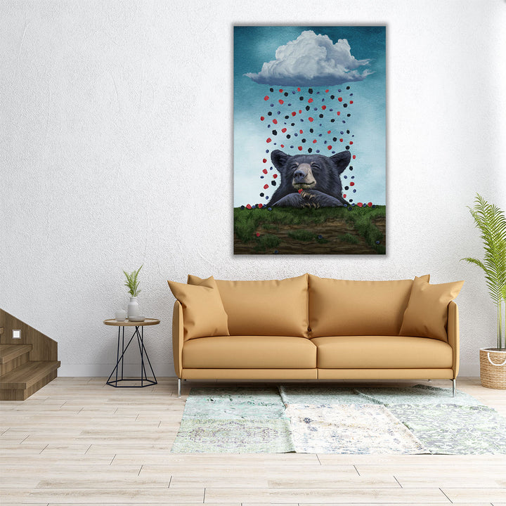 A Bear's Dream - Canvas Print Wall Art