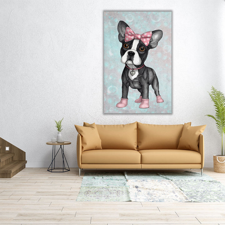 Sweet Frenchie - Canvas Print Wall Art