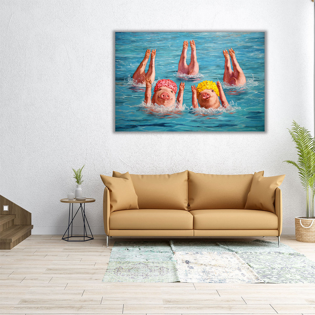 Water Ballet - Canvas Print Wall Art