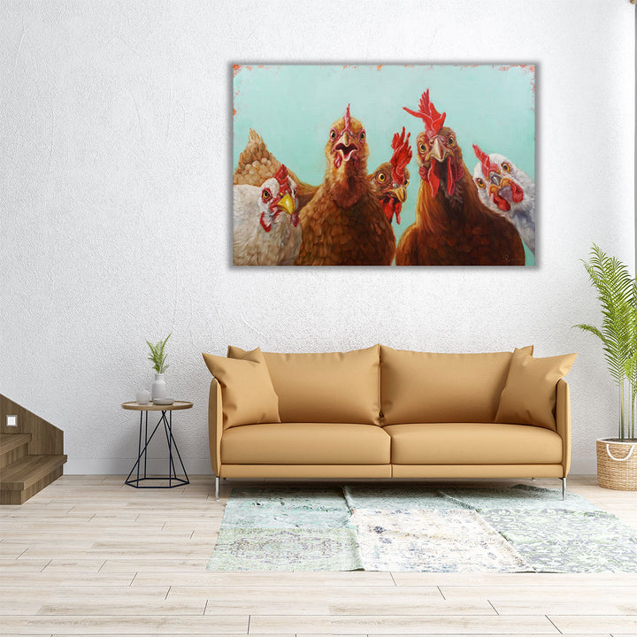 Chicken For Dinner - Canvas Print Wall Art
