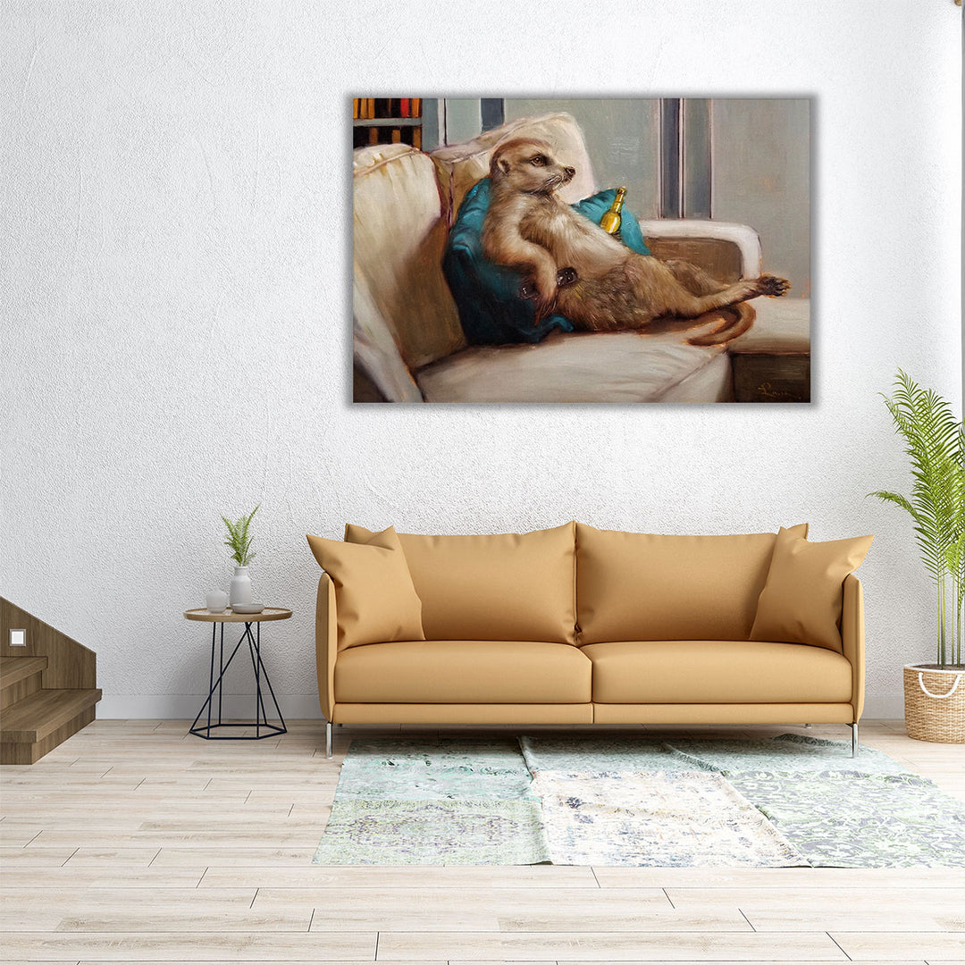 Couch Potato - Canvas Print Wall Art
