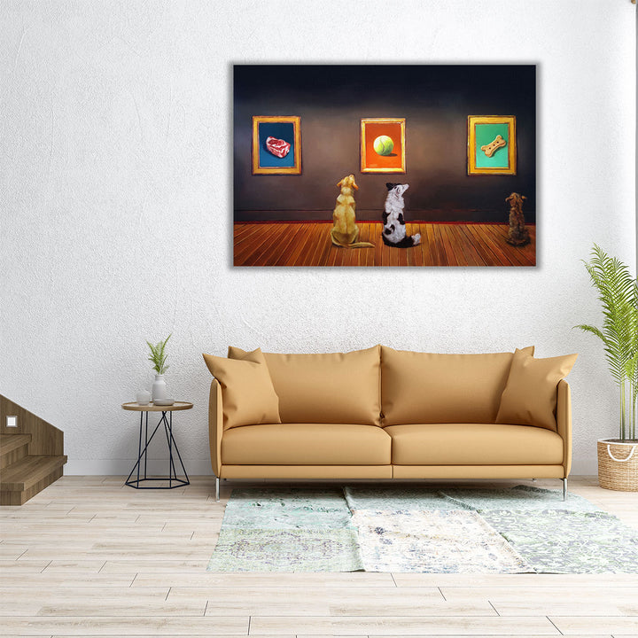 Dog Museum - Canvas Print Wall Art