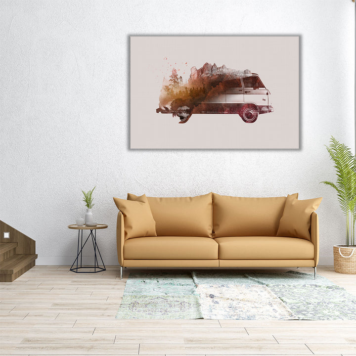 Drive Me Back Home 1 - Canvas Print Wall Art
