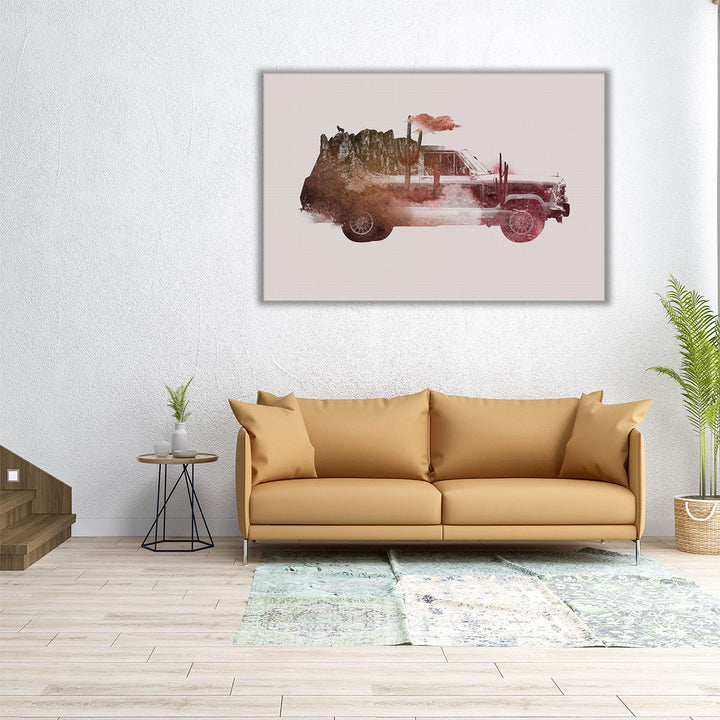 Drive Me Back Home 2 - Canvas Print Wall Art