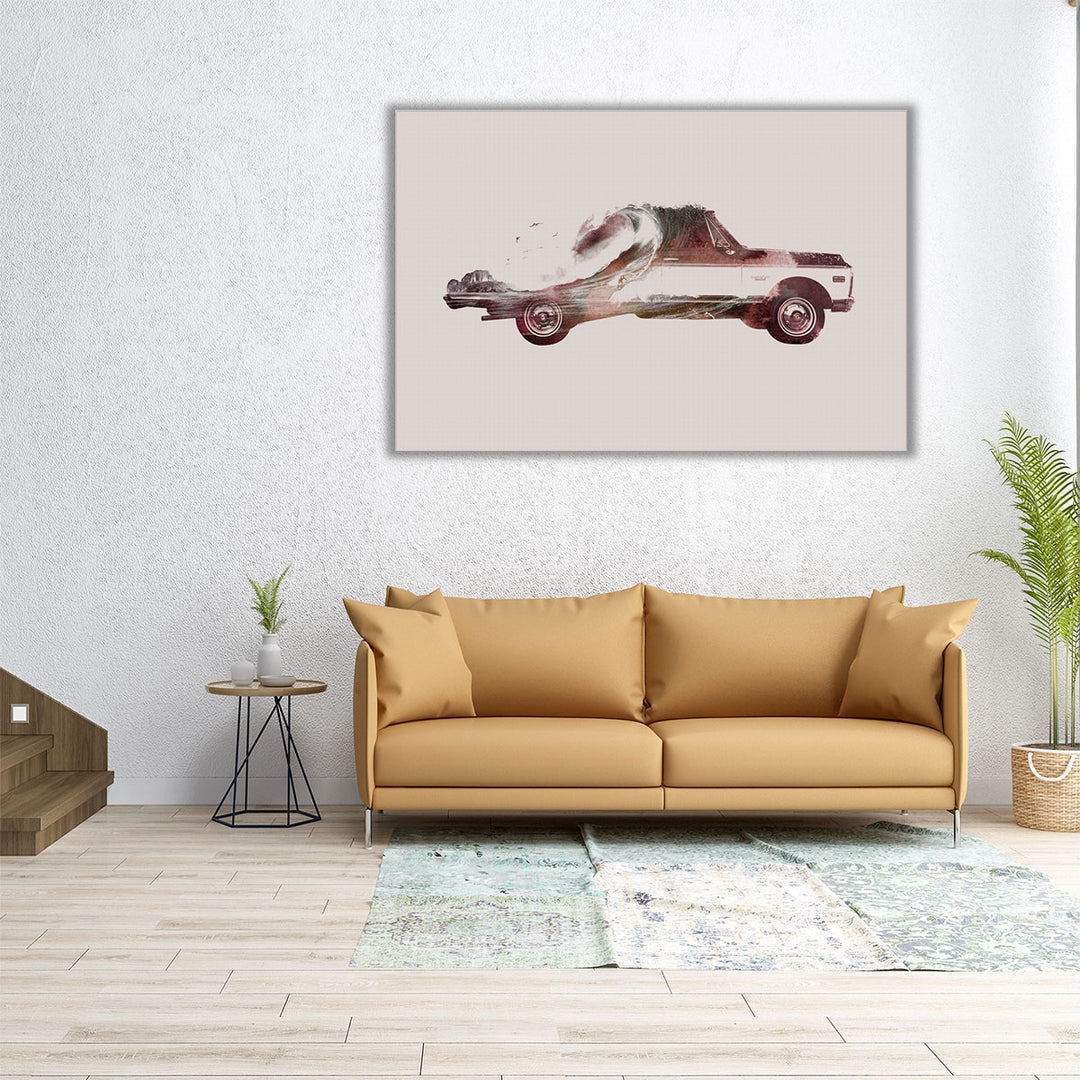 Drive Me Back Home 3 - Canvas Print Wall Art