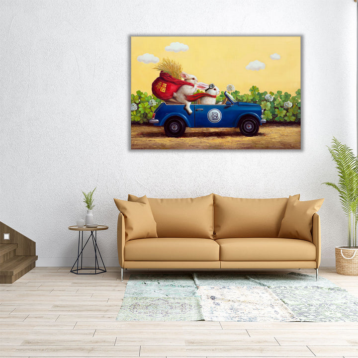 Family Drive - Canvas Print Wall Art