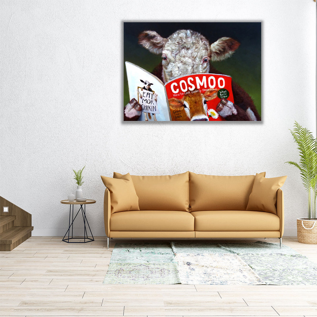 Cow Tips - Canvas Print Wall Art