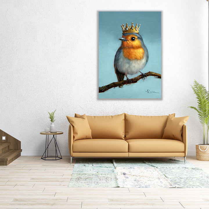 Royal Robin - Canvas Print Wall Art