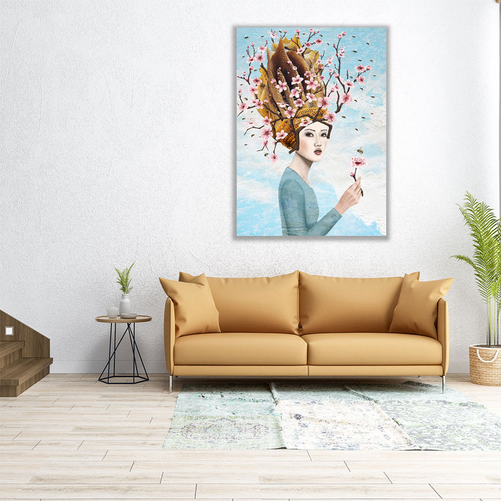 Bee Lady - Canvas Print Wall Art