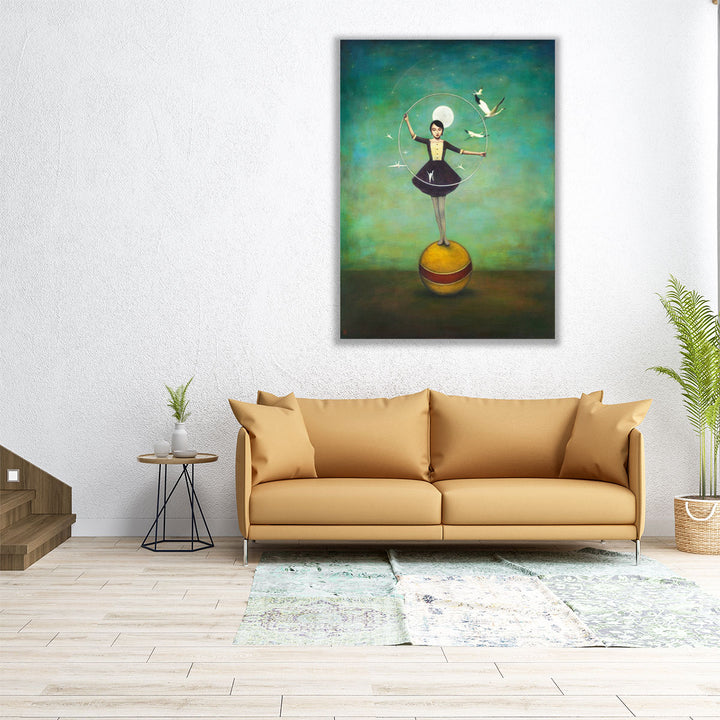 Luna's Circle - Canvas Print Wall Art