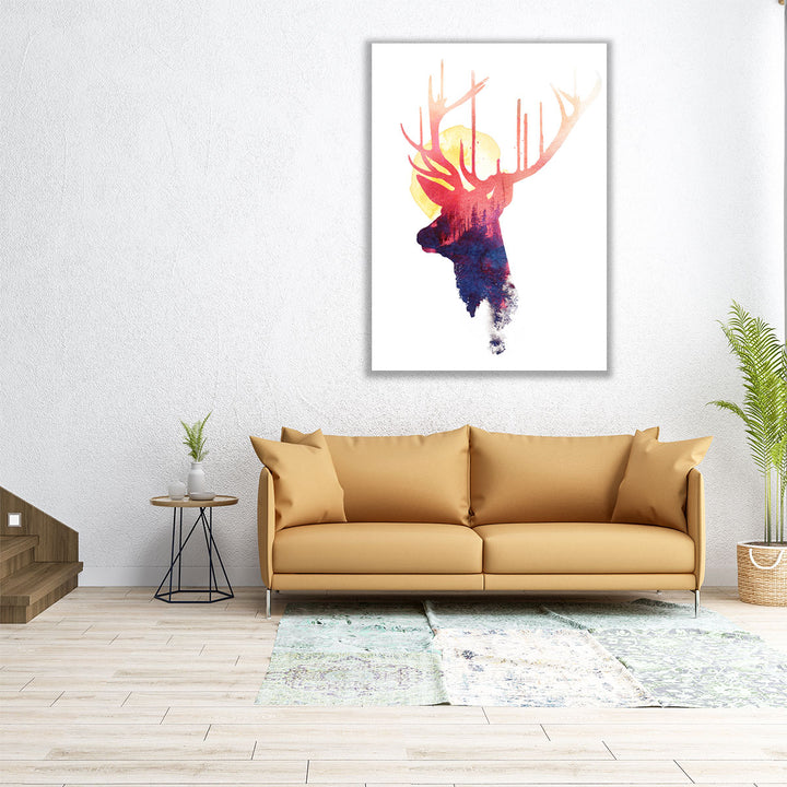 The Burning Sun - Canvas Print Wall Art