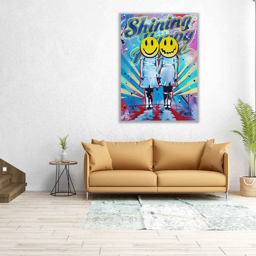 Shining Happy People - Canvas Print Wall Art