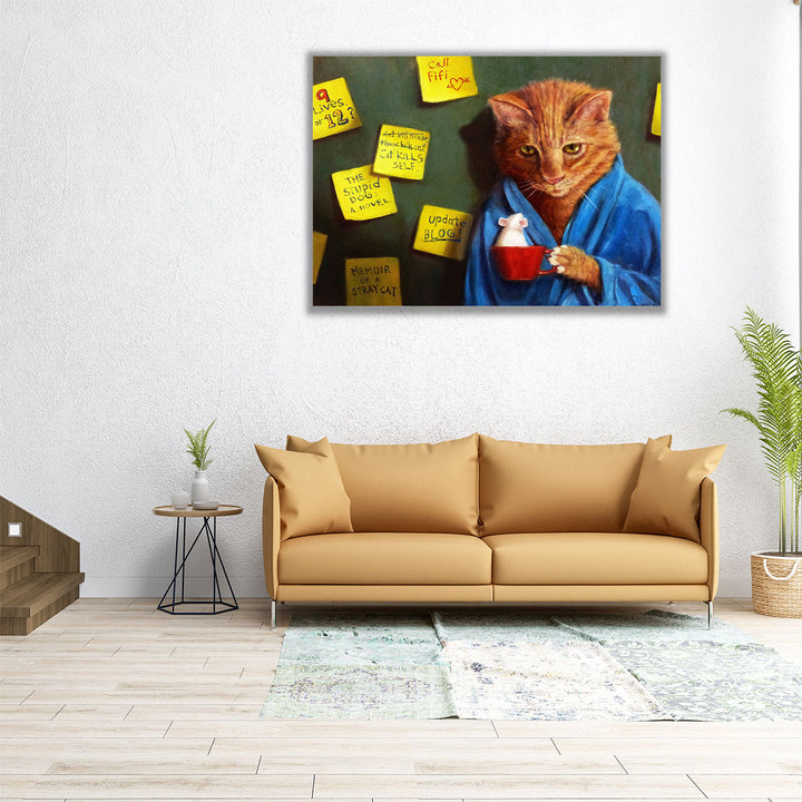 Writers Block - Canvas Print Wall Art