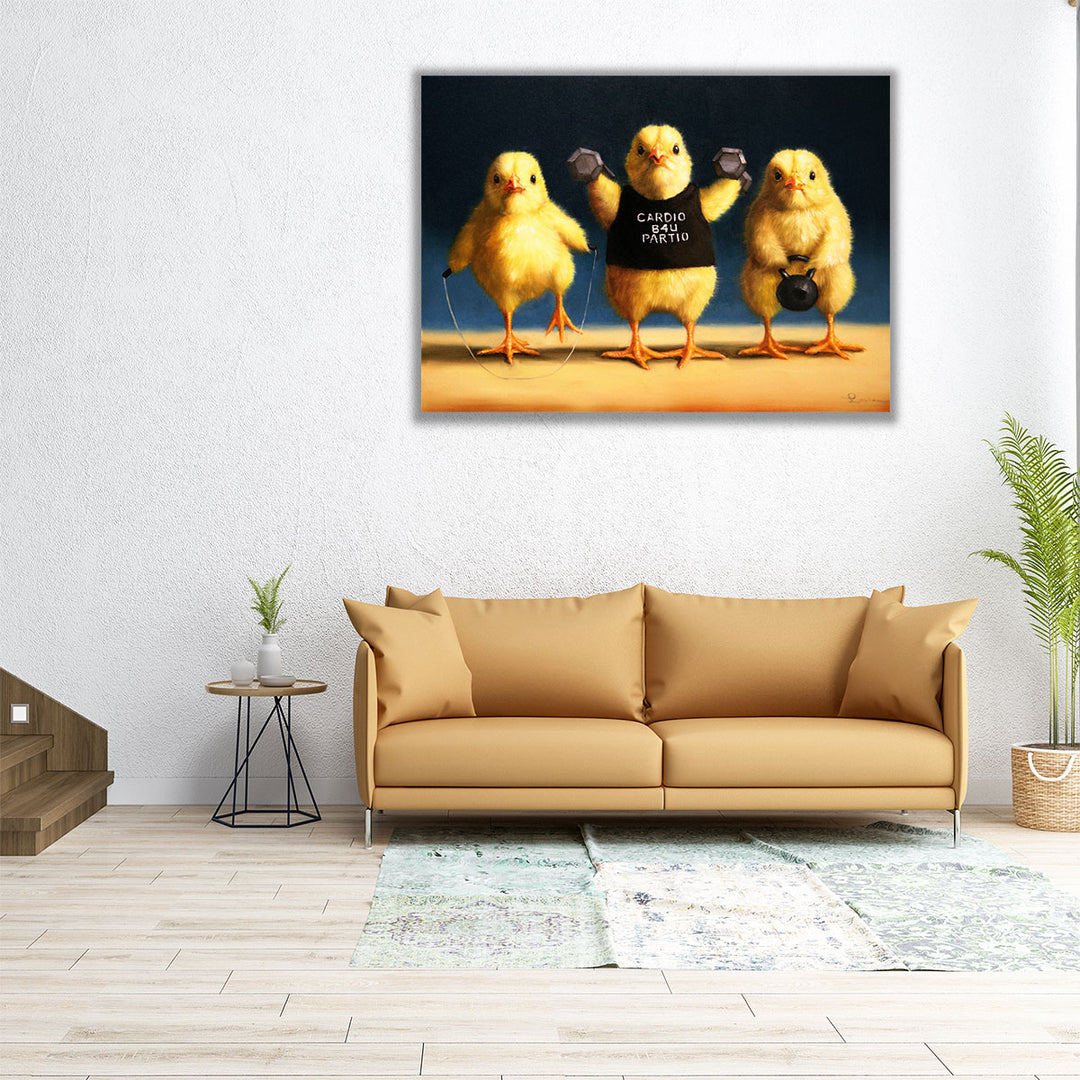 Cardio Chicks - Canvas Print Wall Art