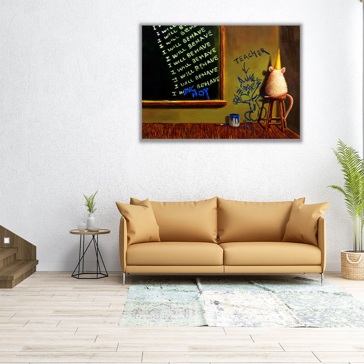 Actions Have Consequences - Canvas Print Wall Art