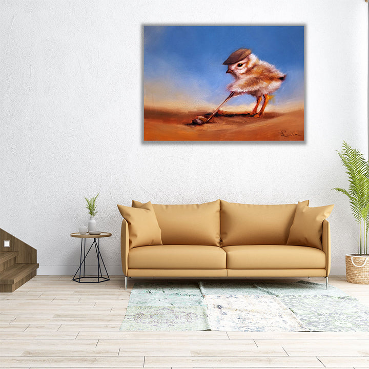 Birdie Shot - Canvas Print Wall Art