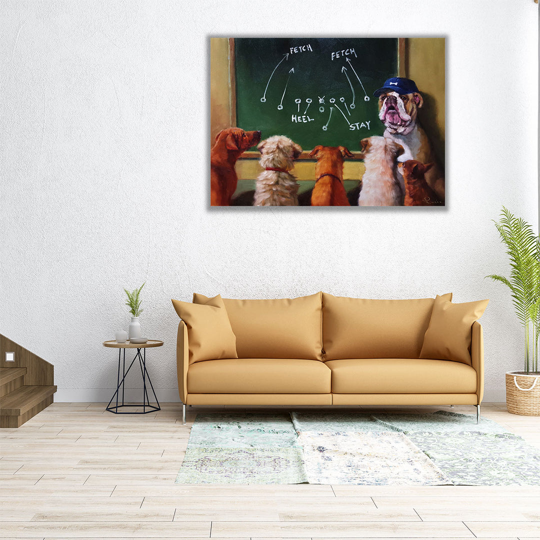 Game Plan - Canvas Print Wall Art