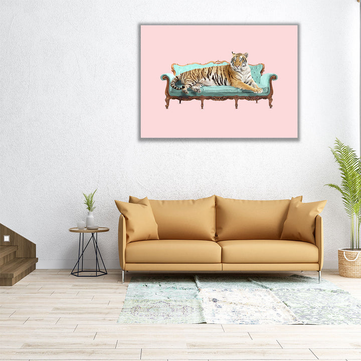 Lazy Tiger - Canvas Print Wall Art