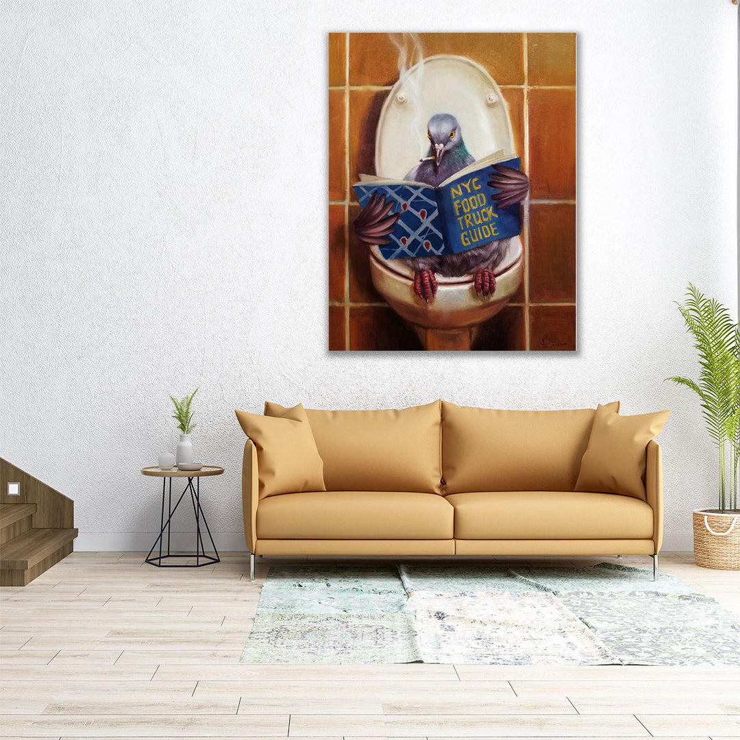 Stool Pigeon - Canvas Print Wall Art