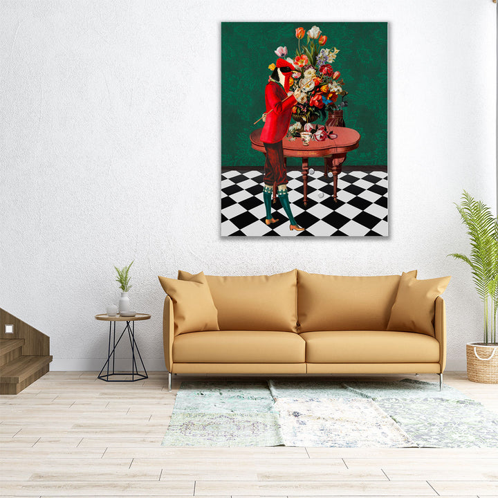 Caddie Boy - Canvas Print Wall Art