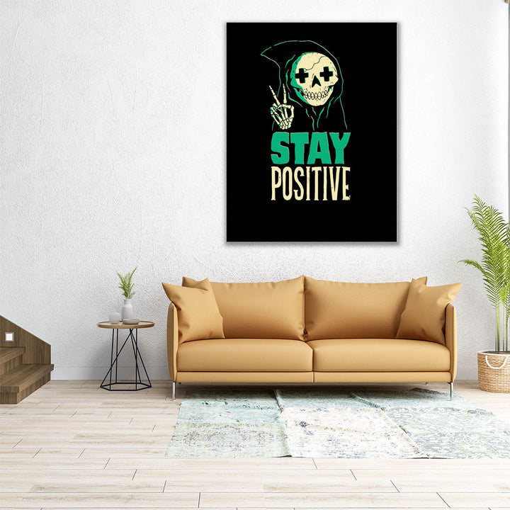 Stay Positive - Canvas Print Wall Art