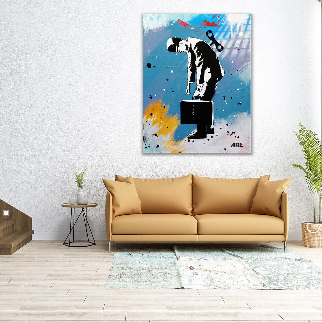 Windup for the Wind Down - Canvas Print Wall Art