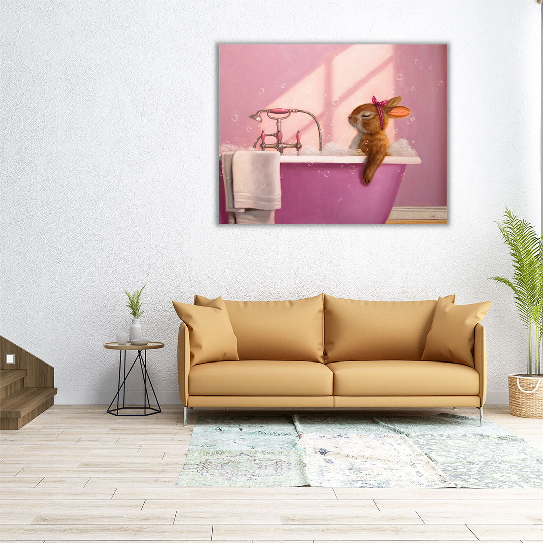 The Bubble Bath - Canvas Print Wall Art