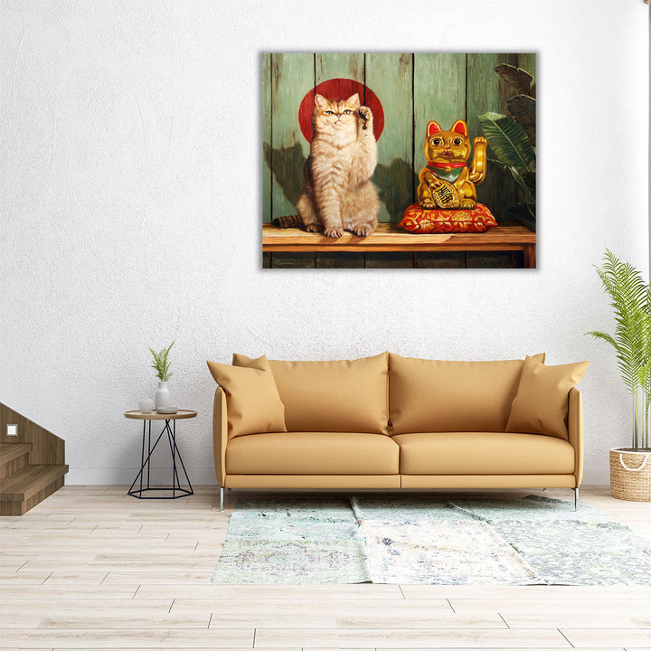 Copy Cat - Canvas Print Wall Art