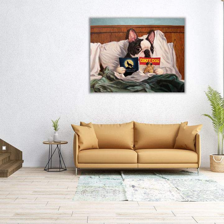 Dirty Dog - Canvas Print Wall Art