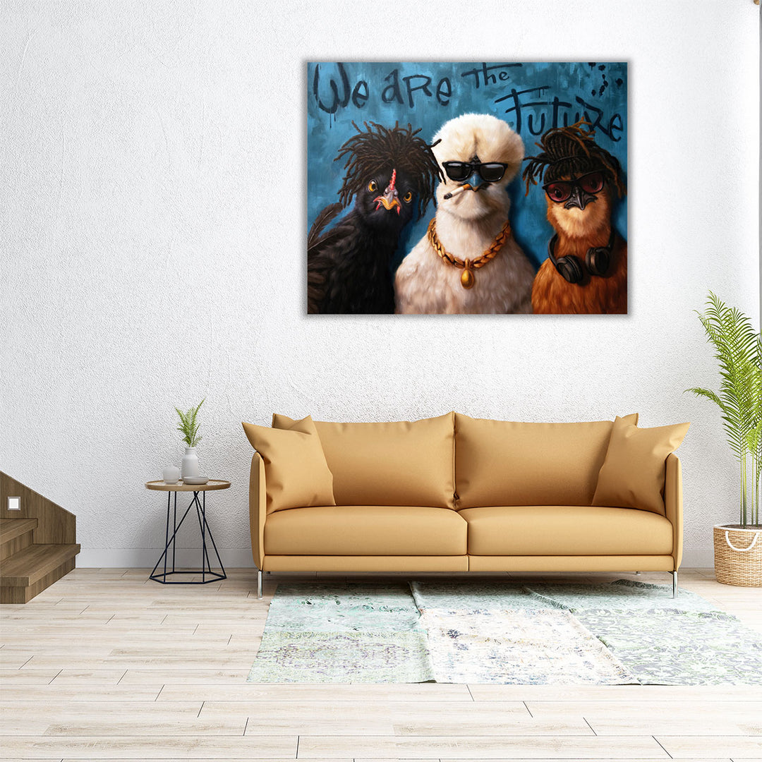 Poultry In Motion - Canvas Print Wall Art