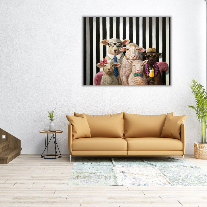 Family Portrait - Canvas Print Wall Art