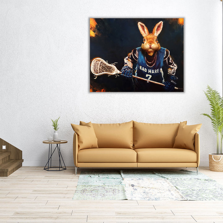 Game Face No. 2 - Canvas Print Wall Art