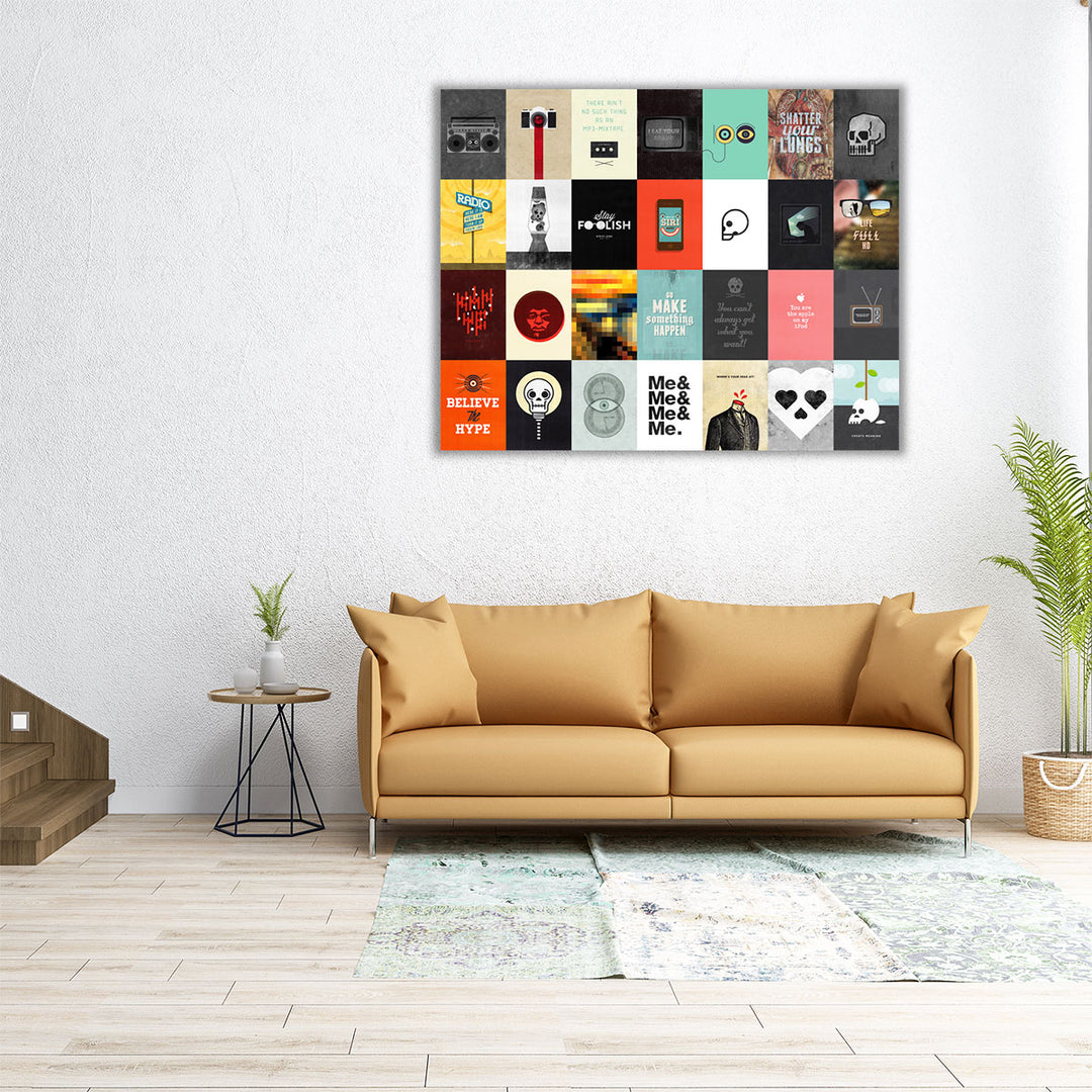 Music Technology Media - Canvas Print Wall Art