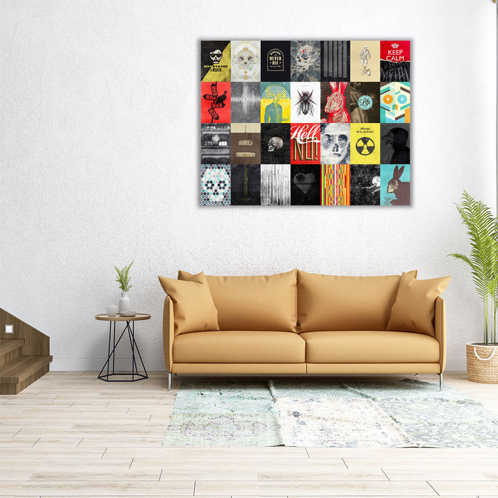Death Skulls - Canvas Print Wall Art