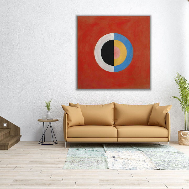 30x30 wrapped canvas colorful abstract design