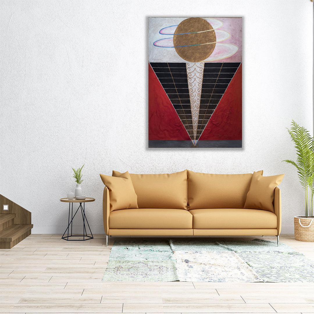  large abstract hallway art – bold lines